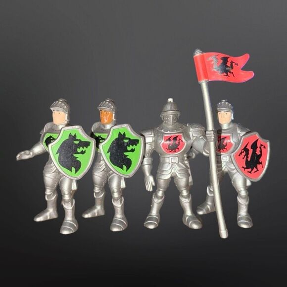 Lakeshore Royal Kingdom Adventures Replacement Knights Flag Red & Green Shields - Picture 1 of 7